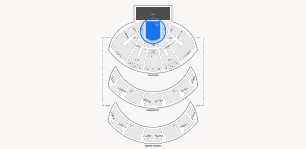 Hard Rock Live - Hollywood Seating Chart