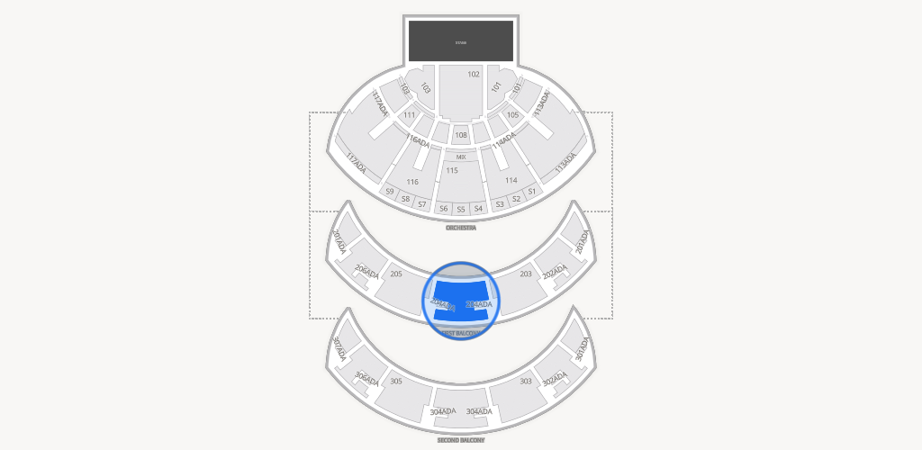 Hard Rock Live - Hollywood Seating Chart