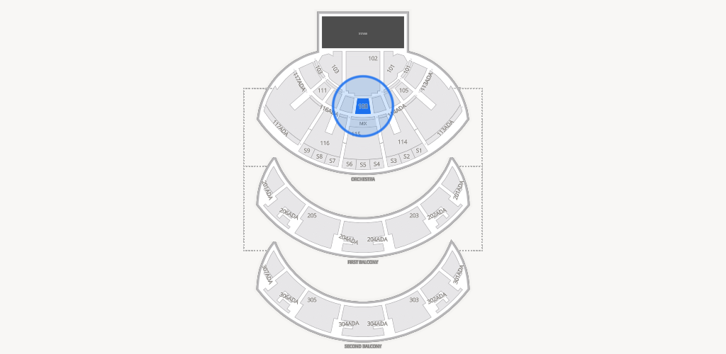 Hard Rock Live - Hollywood Seating Chart
