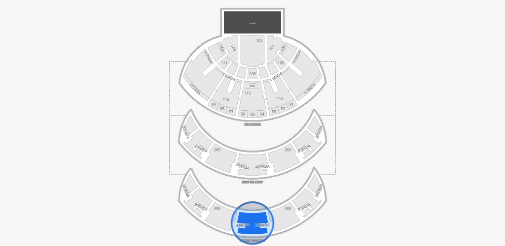 Hard Rock Live - Hollywood Seating Chart