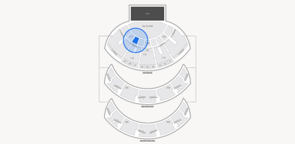Hard Rock Live - Hollywood Seating Chart
