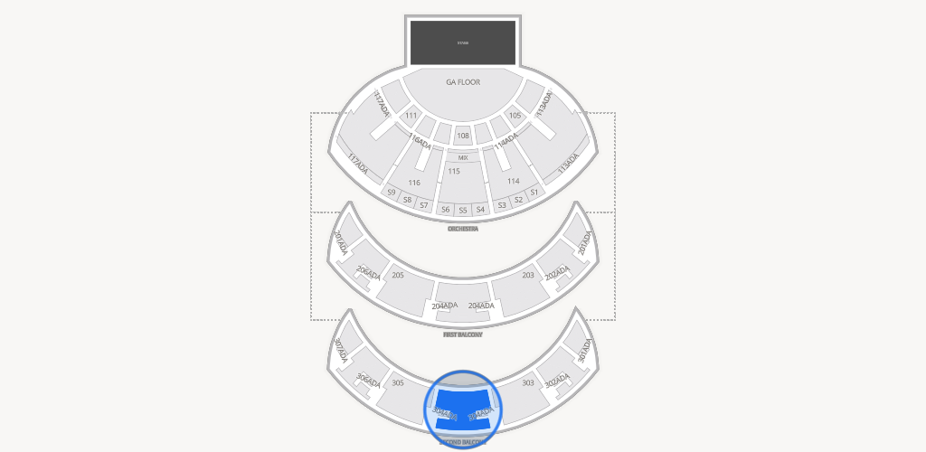 Hard Rock Live - Hollywood Seating Chart