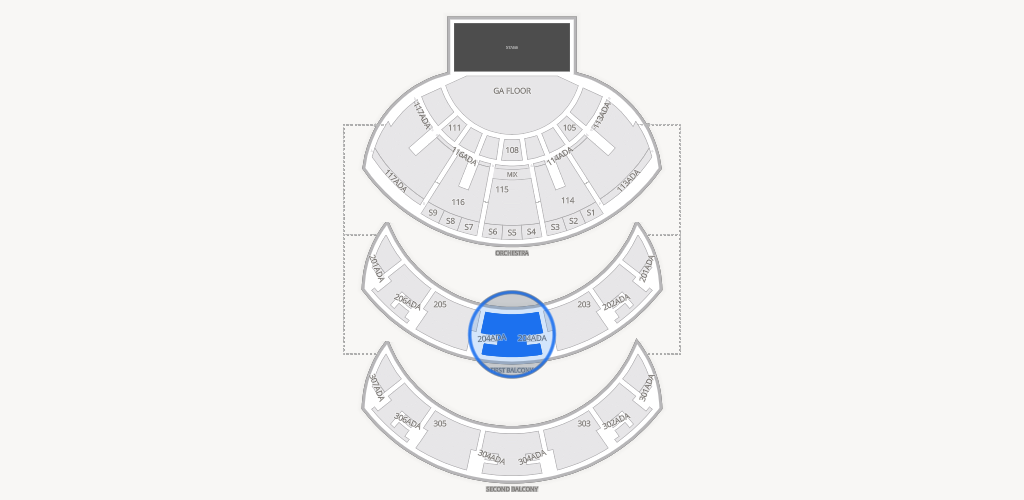 Hard Rock Live - Hollywood Seating Chart