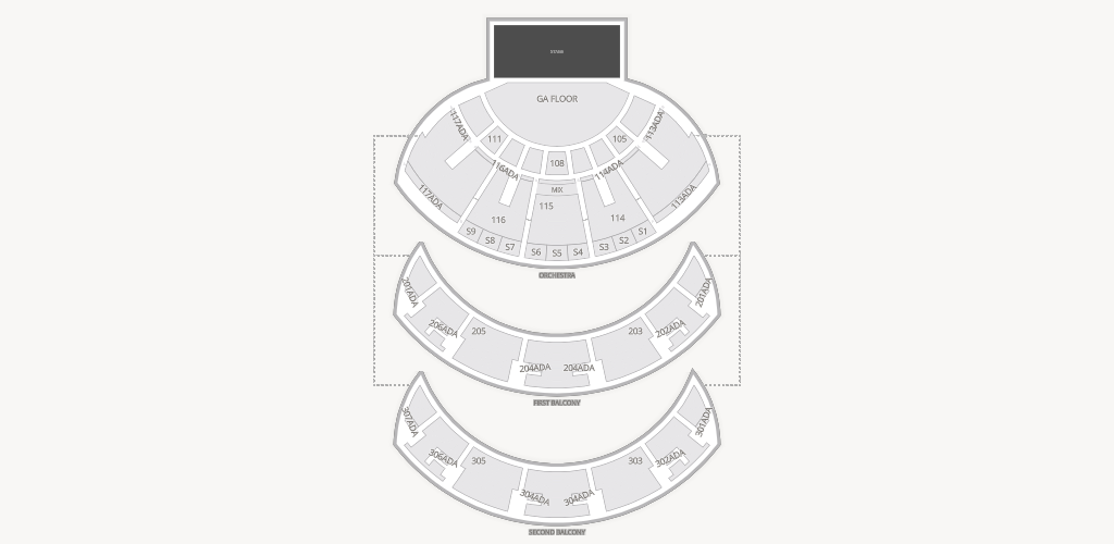 Hard Rock Live - Hollywood Seating Chart