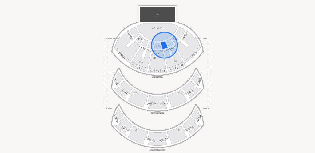 Hard Rock Live - Hollywood Seating Chart