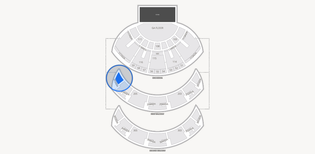 Hard Rock Live - Hollywood Seating Chart
