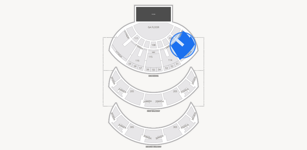 Hard Rock Live - Hollywood Seating Chart