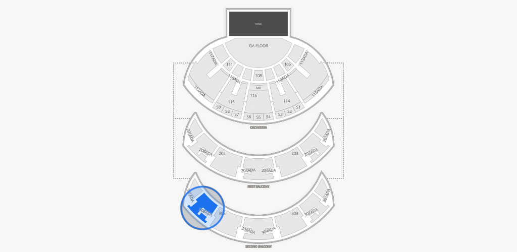 Hard Rock Live - Hollywood Seating Chart