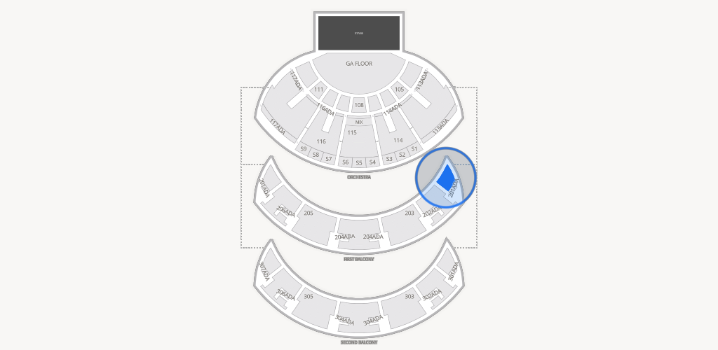 Hard Rock Live - Hollywood Seating Chart