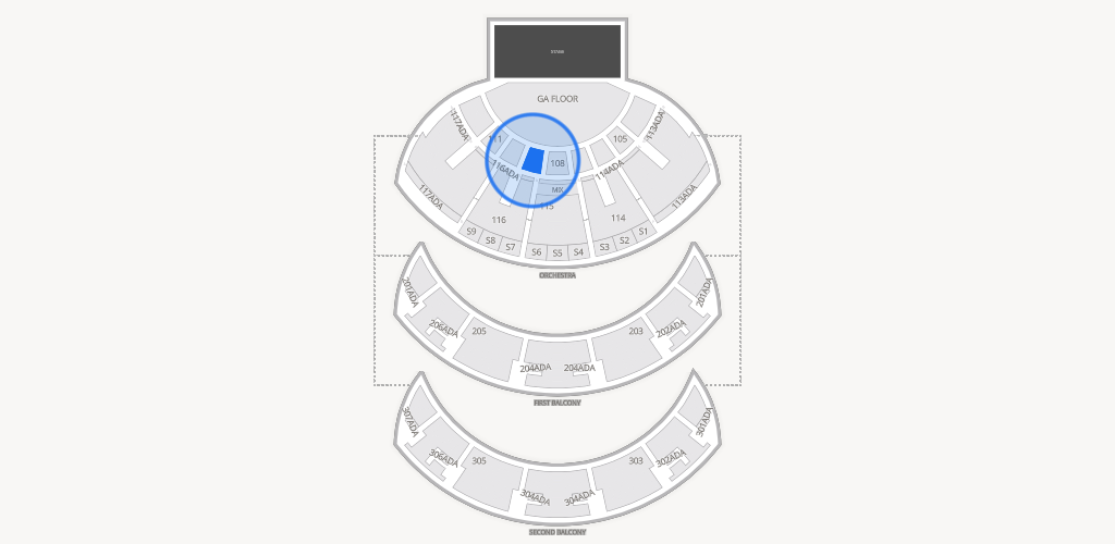 Hard Rock Live - Hollywood Seating Chart