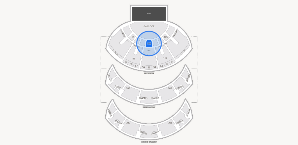 Hard Rock Live - Hollywood Seating Chart