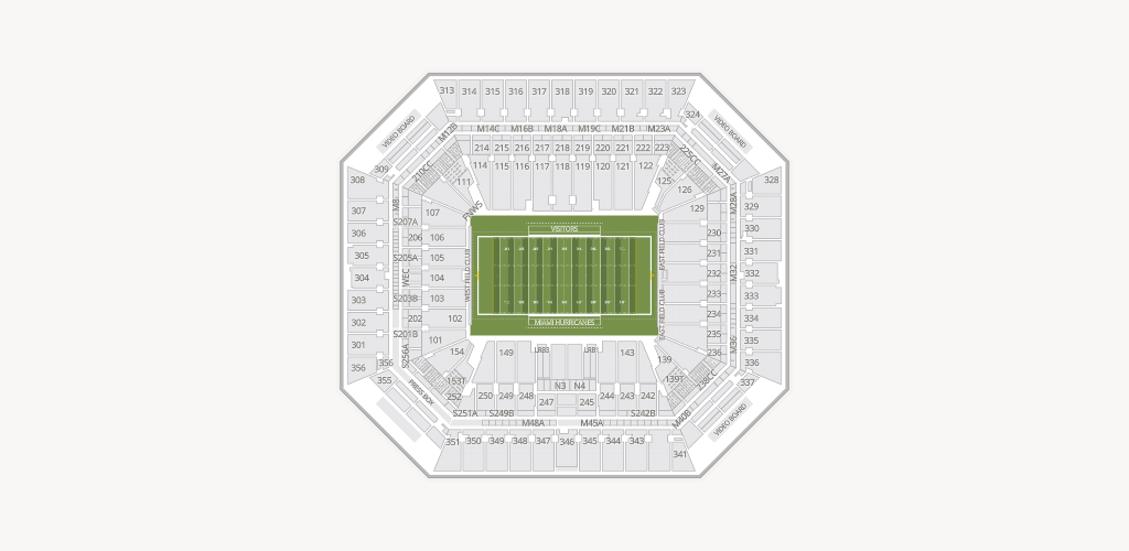 Hard Rock Stadium Seating Chart