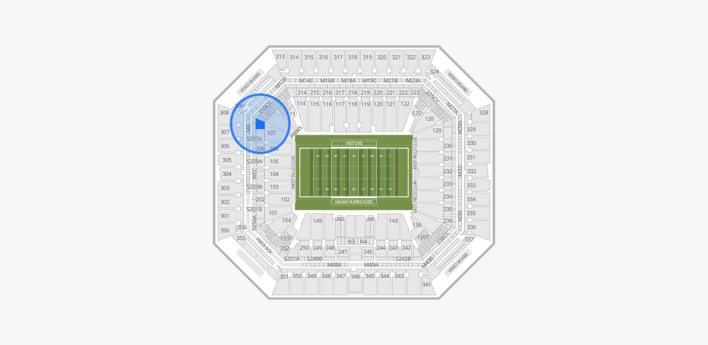 Hard Rock Stadium Seating Chart