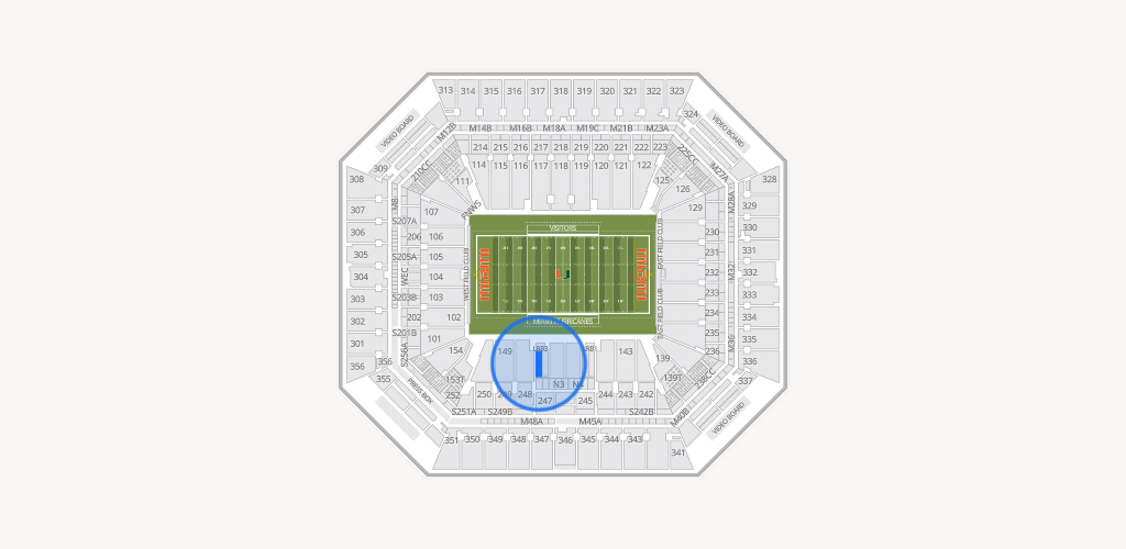 Hard Rock Stadium Seating Chart