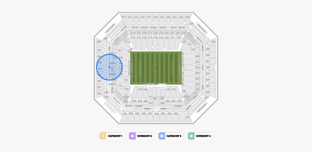 Hard Rock Stadium Seating Chart