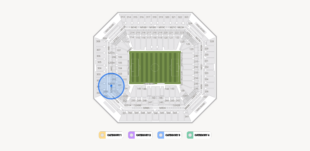 Hard Rock Stadium Seating Chart