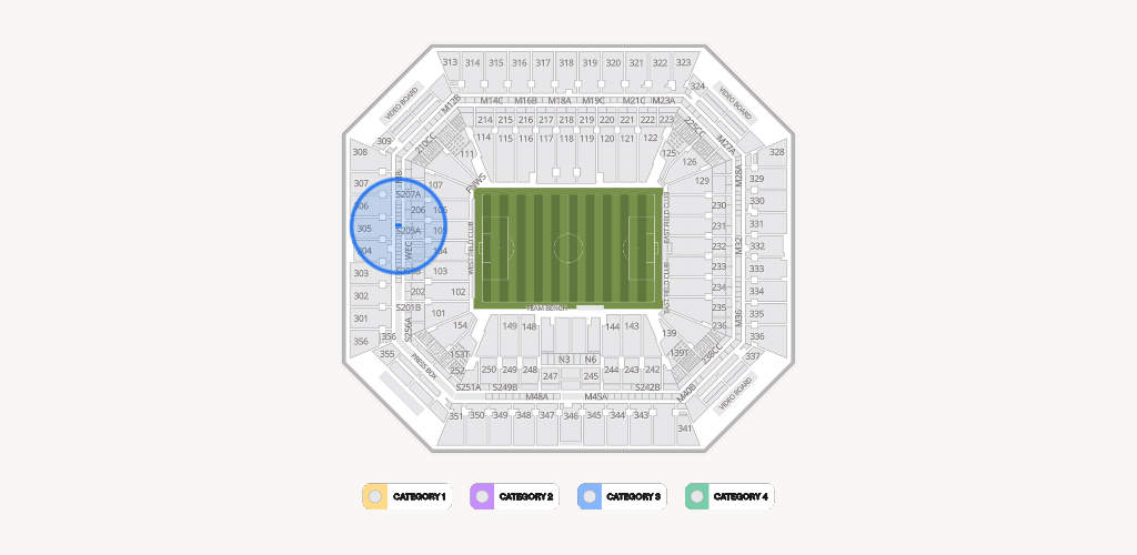 Hard Rock Stadium Seating Chart