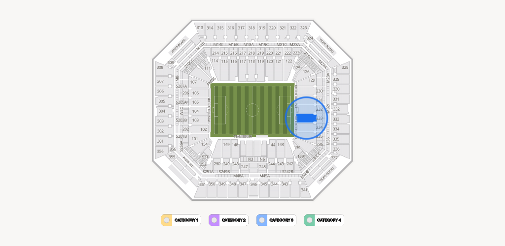 Hard Rock Stadium Seating Chart