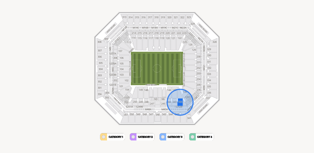 Hard Rock Stadium Seating Chart