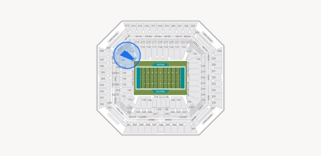 Hard Rock Stadium Seating Chart