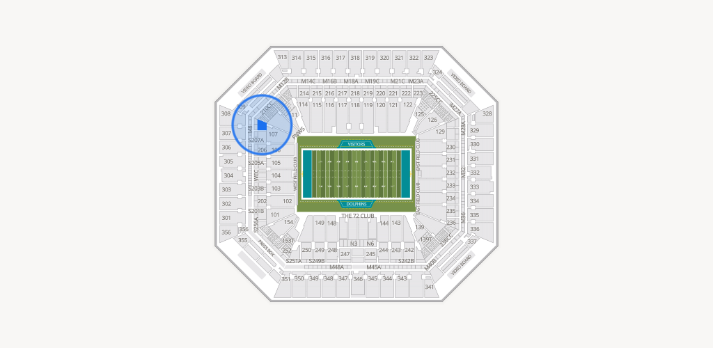 Hard Rock Stadium Seating Chart