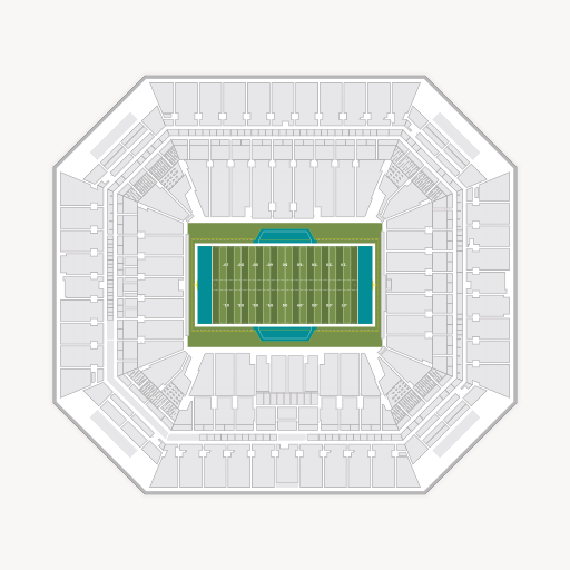 Hard Rock Stadium seating chart