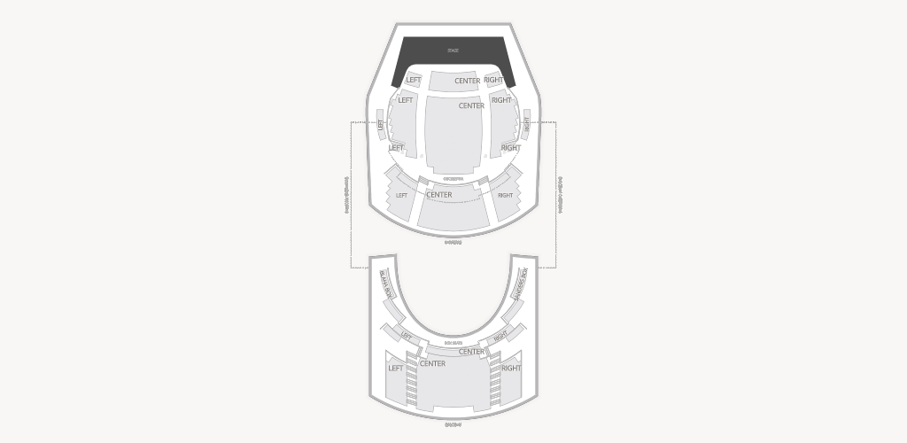 Harris Center - Stage 1 Seating Chart