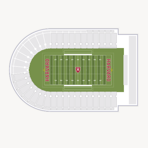Harvard Stadium seating chart