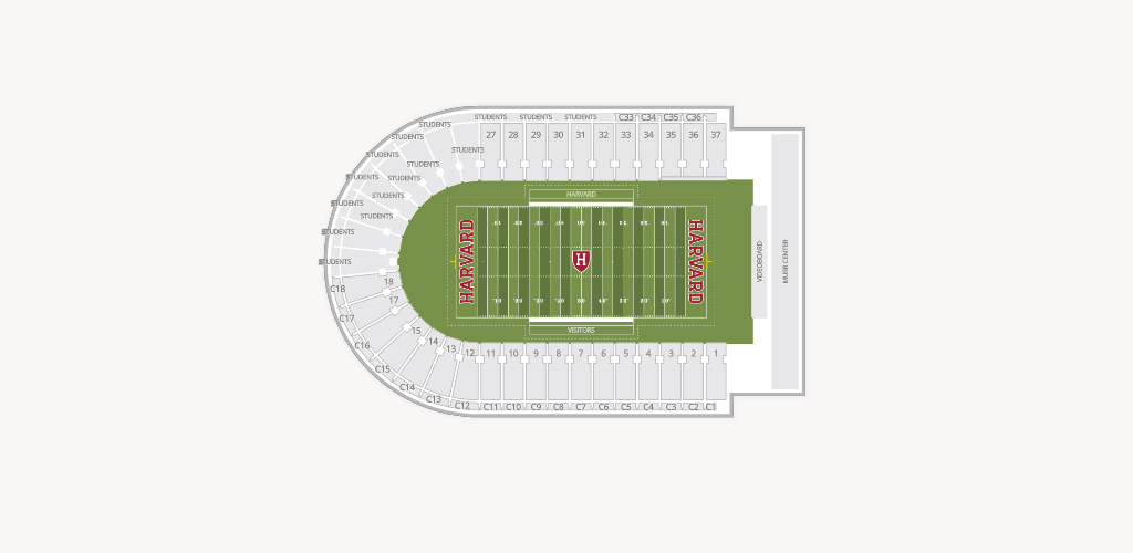Harvard Stadium Seating Chart