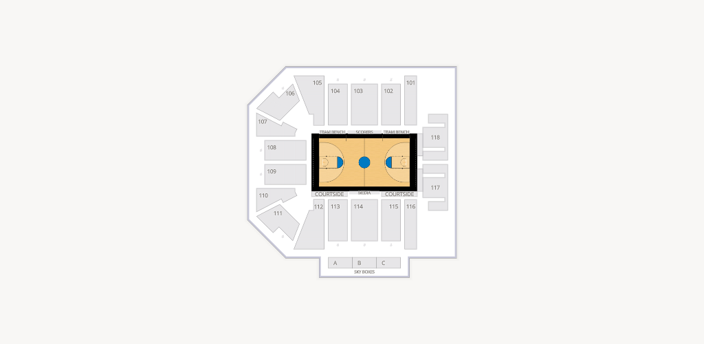 Hawkins Arena Seating Chart