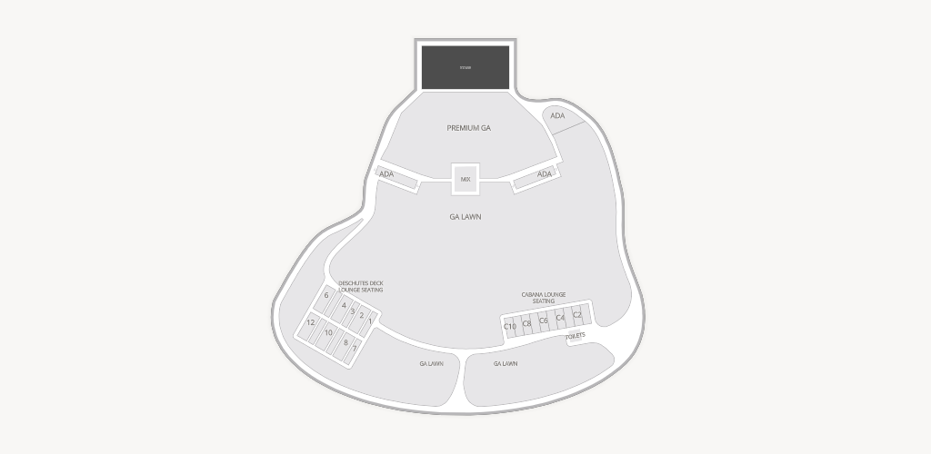 Hayden Homes Amphitheater Seating Chart