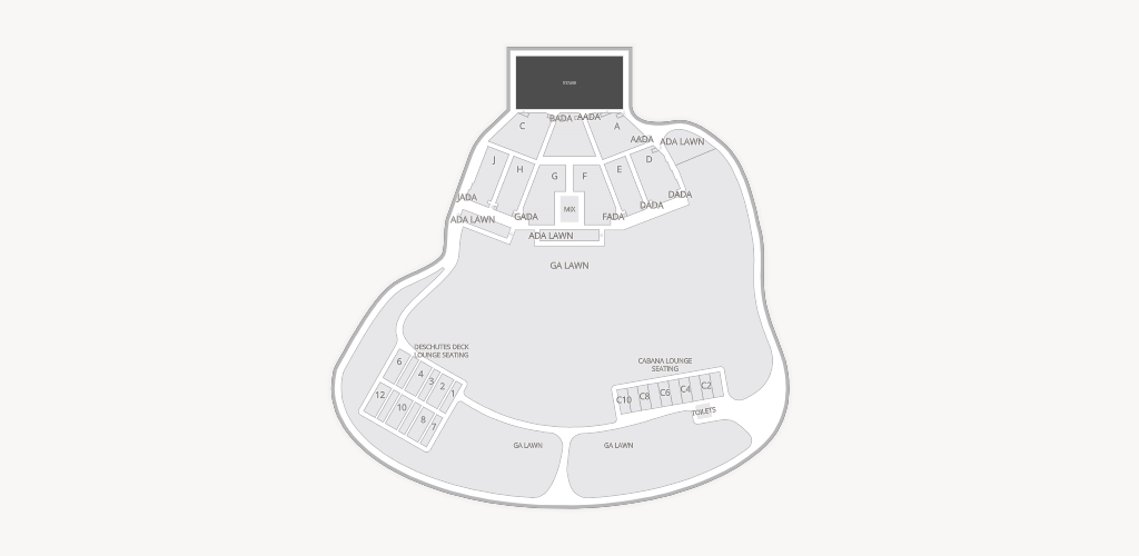 Hayden Homes Amphitheater Seating Chart