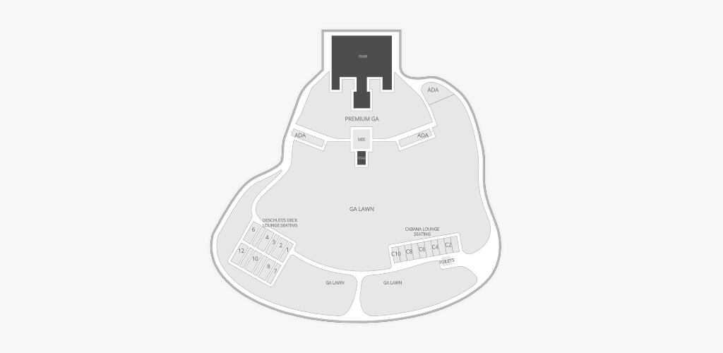 Hayden Homes Amphitheater Seating Chart