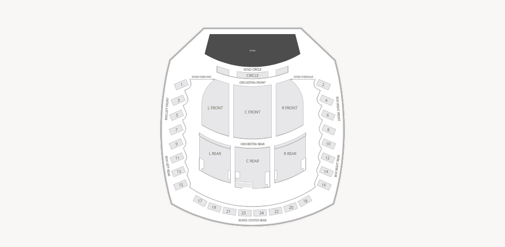 Hayes Hall at Artis-Naples Seating Chart