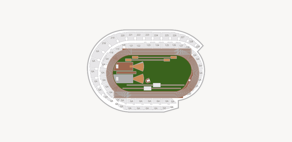 Hayward Field Seating Chart