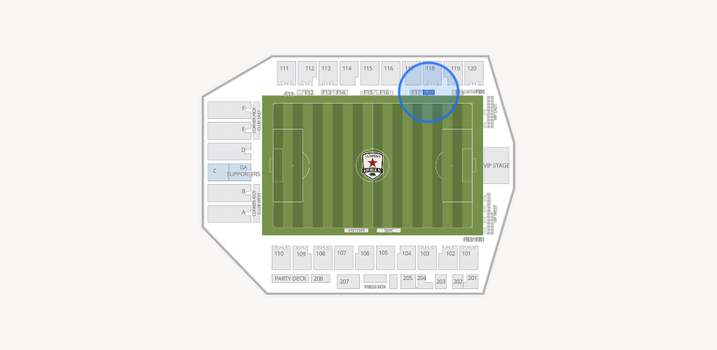 Heart Health Park Seating Chart