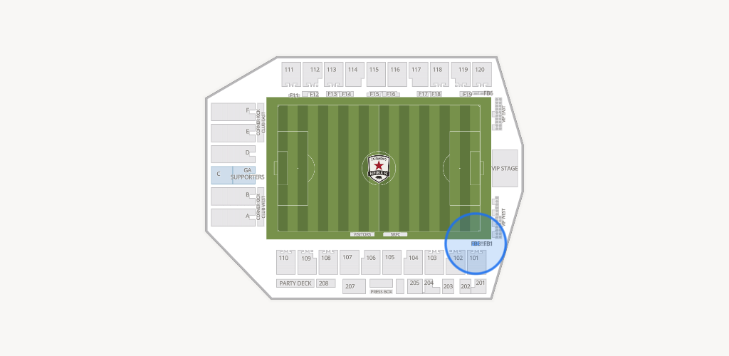 Heart Health Park Seating Chart