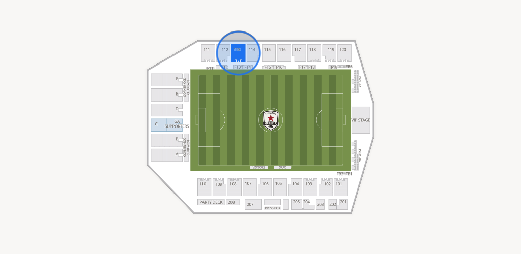 Heart Health Park Seating Chart