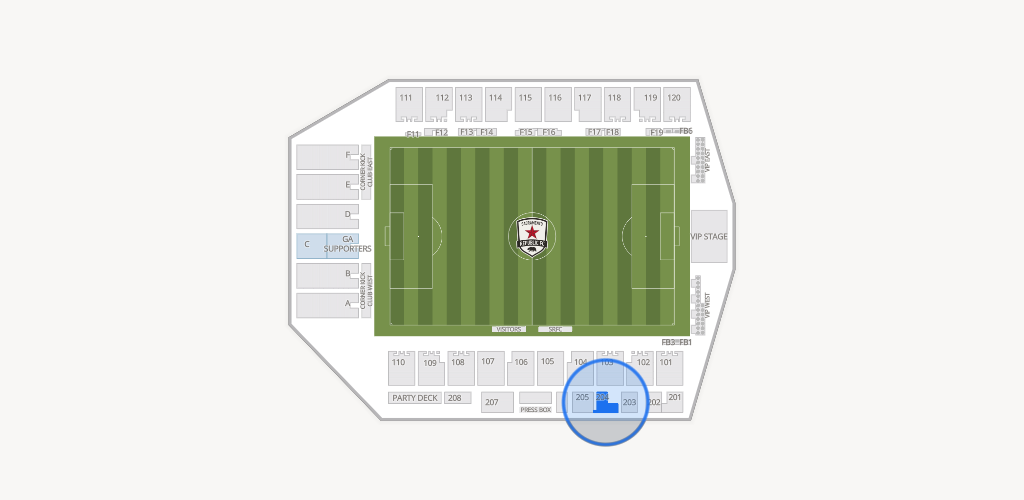 Heart Health Park Seating Chart