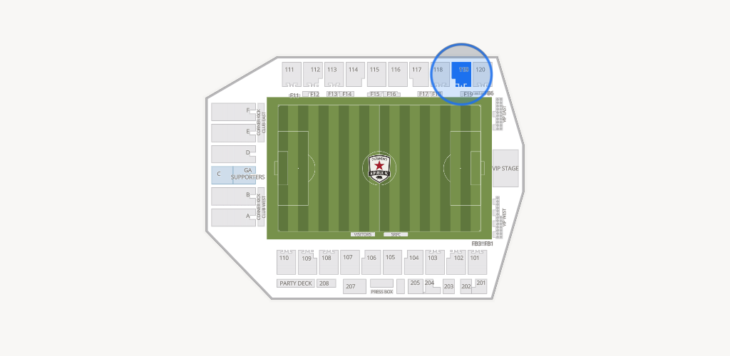 Heart Health Park Seating Chart