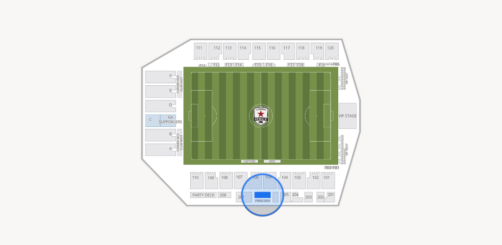 Heart Health Park Seating Chart