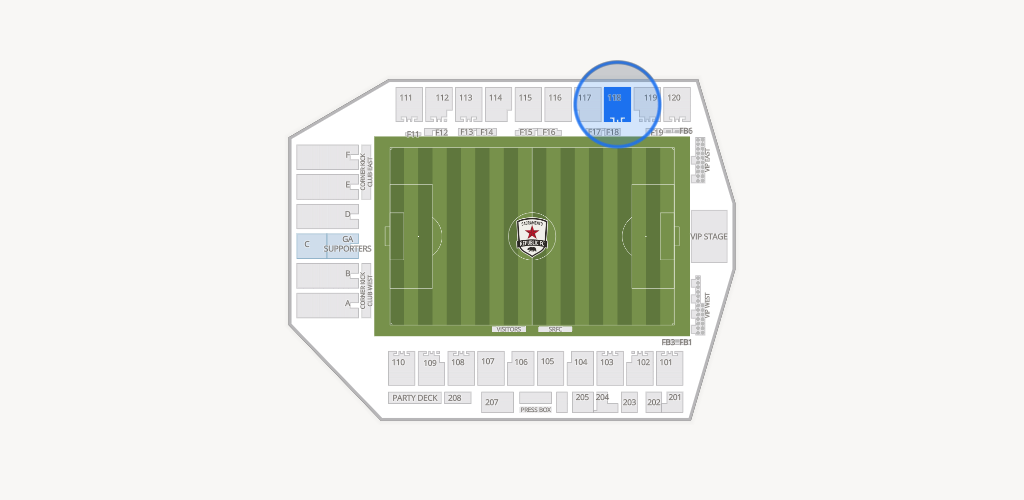 Heart Health Park Seating Chart