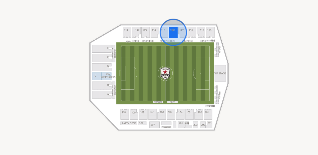 Heart Health Park Seating Chart