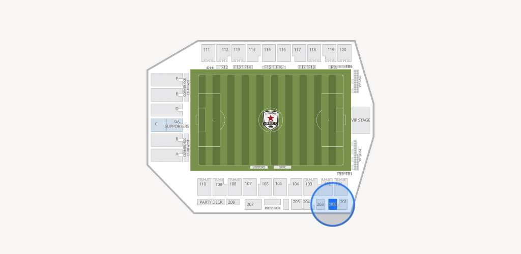 Heart Health Park Seating Chart