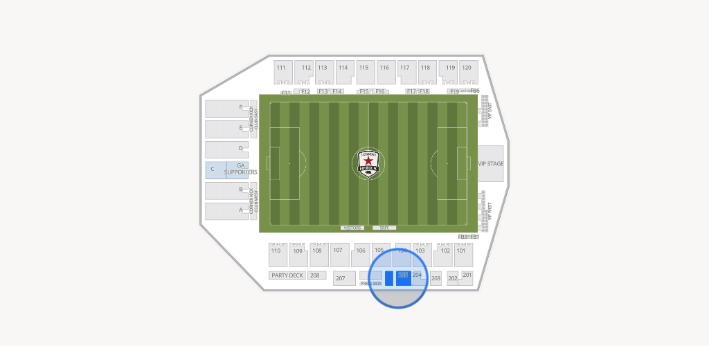 Heart Health Park Seating Chart