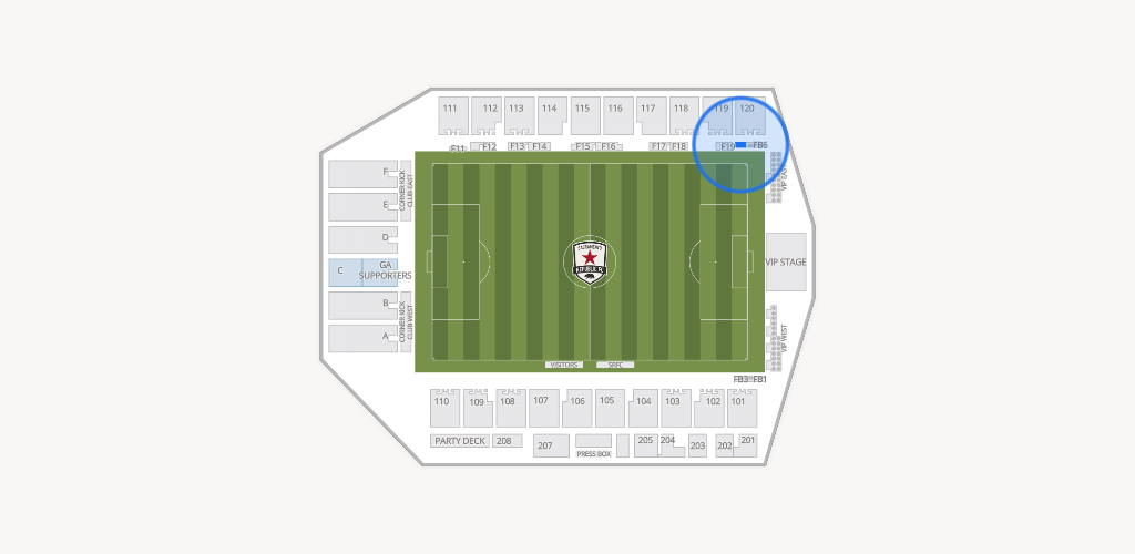 Heart Health Park Seating Chart
