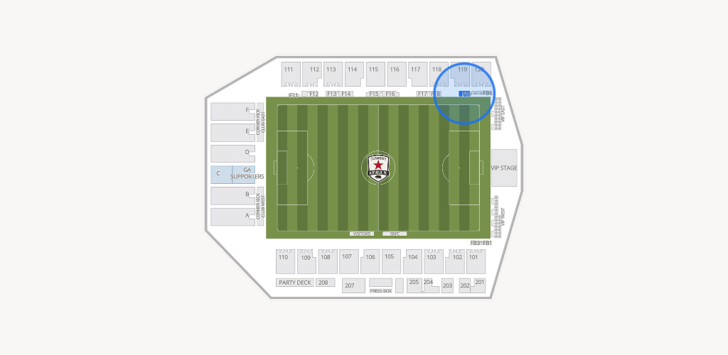 Heart Health Park Seating Chart