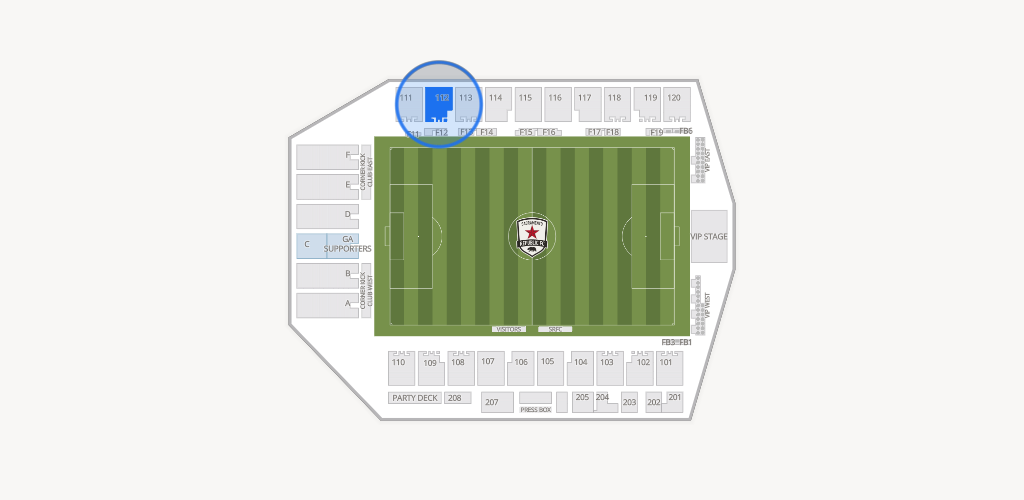 Heart Health Park Seating Chart