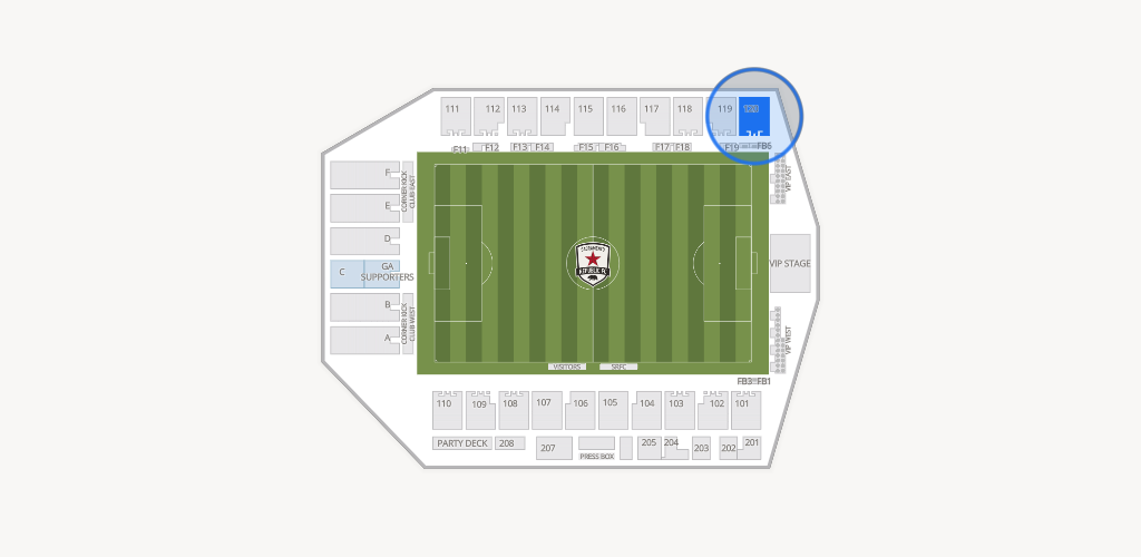 Heart Health Park Seating Chart