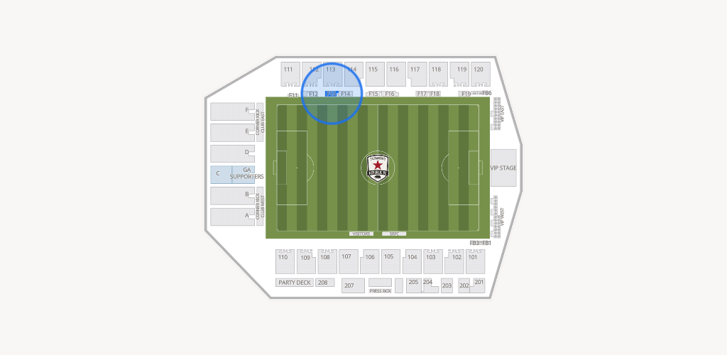 Heart Health Park Seating Chart